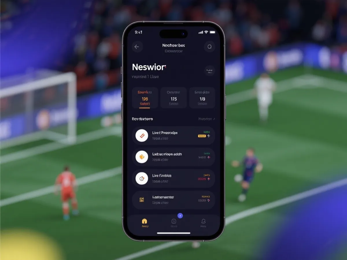 賽事提醒儀表板示意圖