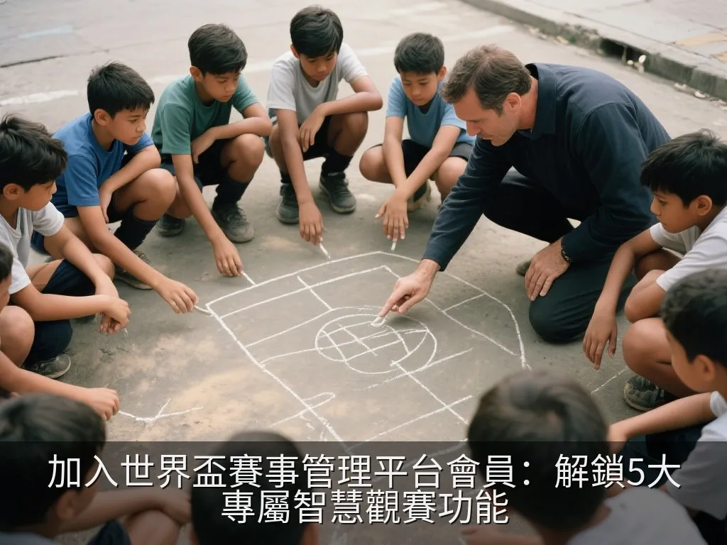 球迷在家中興奮地使用平板電腦查看世界盃數據與賽事資訊